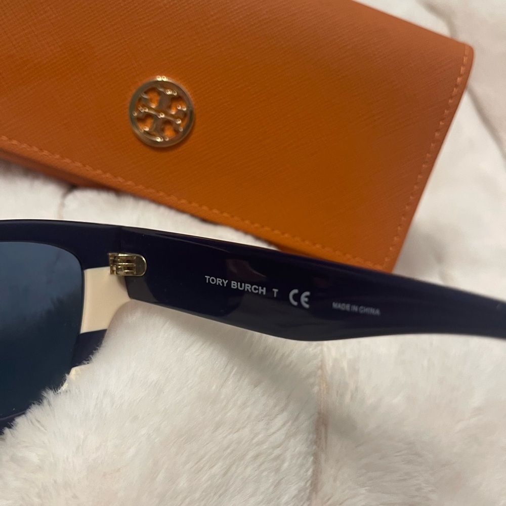 Tory Burch Black and Orange Sunglasses Accessories - Picture 1 of 5